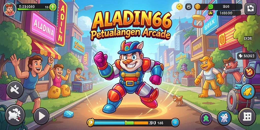 Screenshot ALADIN66 menampilkan aksi seru dalam gameplay Arcade.