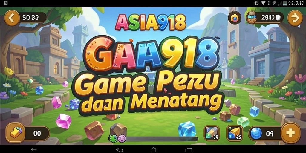 Tangkapan layar ASIA918 menunjukkan gameplay Puzzle yang menyenangkan dan menantang.