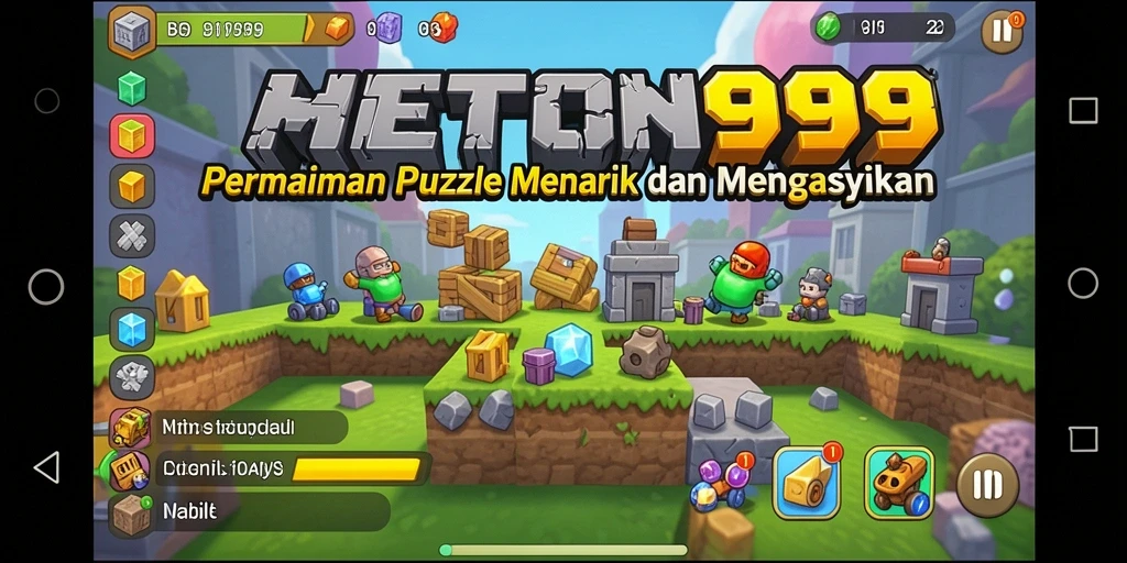 Screenshot utama BETON999 menampilkan gameplay Puzzle yang menantang dan menarik.