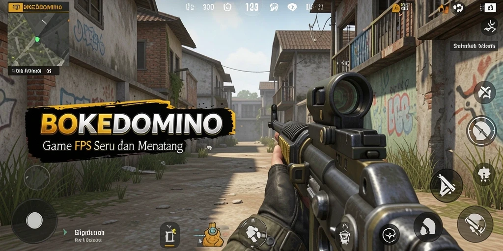 Gameplay BOKEDOMINO yang mendebarkan dan penuh aksi.