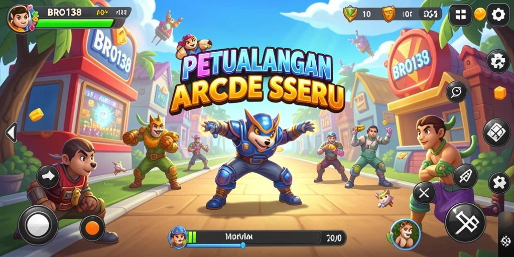 Tampilan gameplay seru dari BRO138 yang penuh aksi.