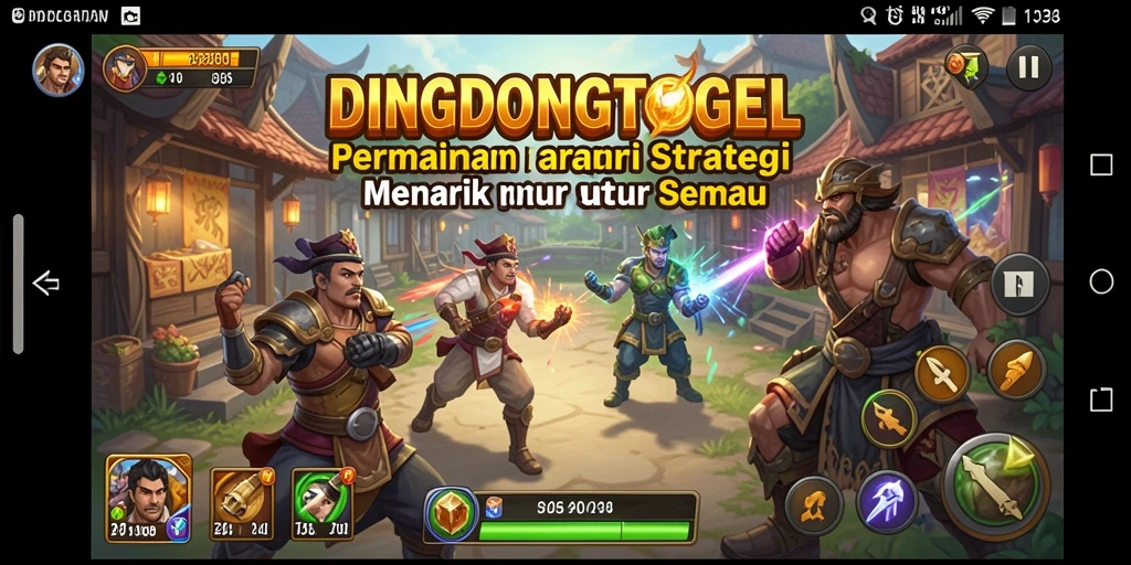Menampilkan gameplay DINGDONGTOGEL yang menarik dan strategis.