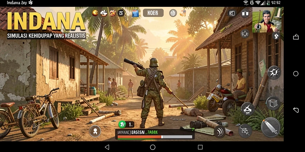 Tampilan gameplay yang menarik dalam dunia simulasi