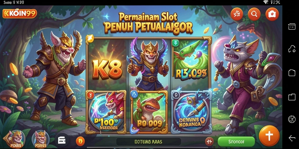 Screenshot gameplay KOIN99 yang menunjukkan keseruan bermain slot.