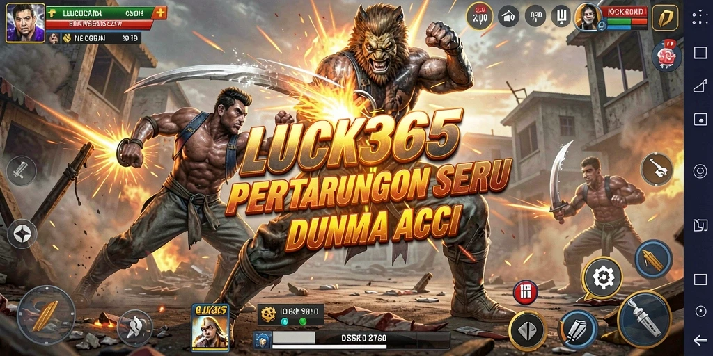 Tampilan seru dari pertempuran dalam LUCK365 yang memukau.