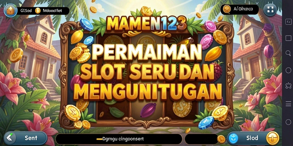 Tampilan menarik gameplay Slot MAMEN123 yang mengasyikkan.