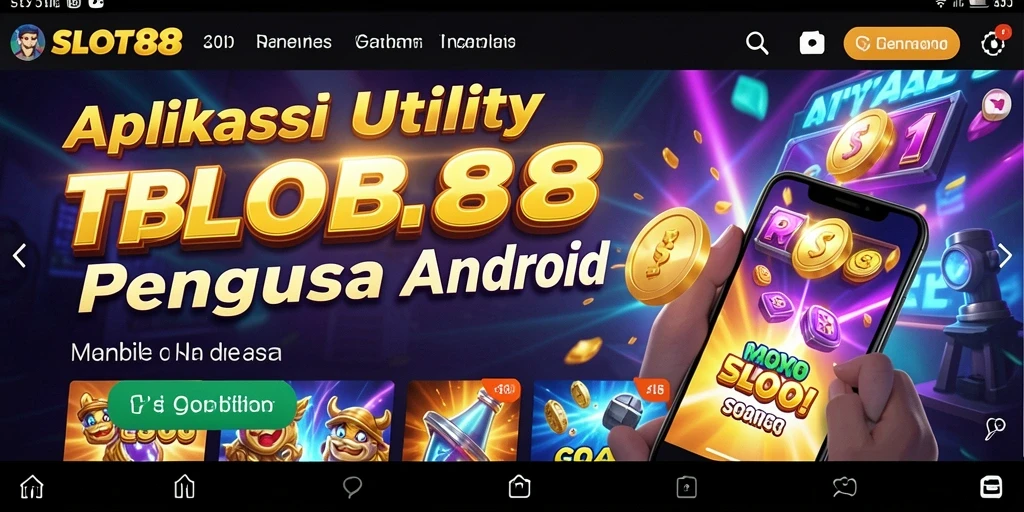 Screenshot utama SLOT88 menampilkan fitur-fitur utilitas yang efisien dan inovatif.