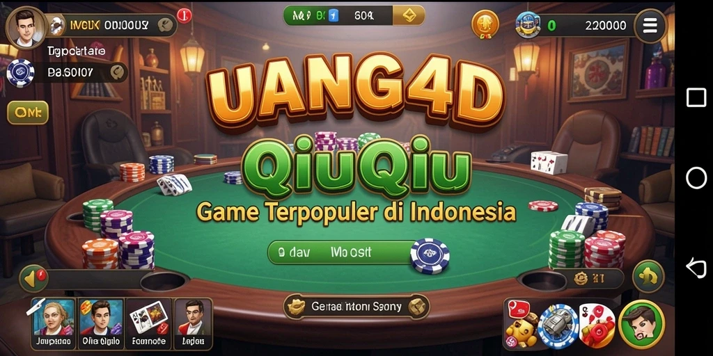Tampilan menarik dari gameplay QiuQiu yang seru.