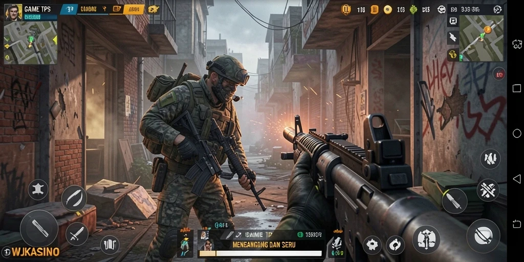 Tampilan gameplay seru dan intensif di WJKASINO, penuh aksi.